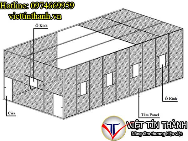 Tổng thể nhà panel eps